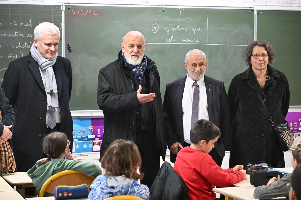 Puisserguier - inauguration des travaux de rénovation de l'école